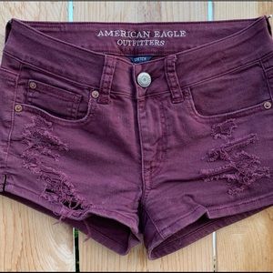 ✨distressed shortie shorts✨